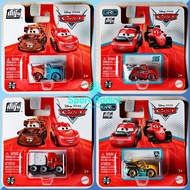 DISNEY PIXAR CARS MINI RACERS Transforming Lightning McQueen + Mack + Lightning McQueen + Cruz Ramir