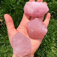 Love Stone Quartz 3-8cm Rough Rose Quartz Raw Crystal Quartz Rose Quartz Pink Natural Crystal Quartz