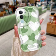 YIWESAN Casing Hp VIVO V29 5G V29 Pro 5G V29 Lite 5G Case pola cinta HP Cases kepribadian dan menyenangkan Casing kover pelindung Kesing kreatif Softcase