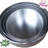 LOYANG BULAT 8X3 LOYANG KEK BULAT | ROUND CAKE MOULD | LOYANG KEK ACUAN KEK BULAT by AZIM BAKERY