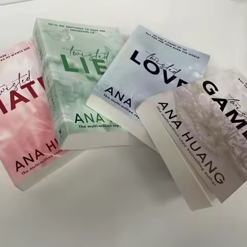 4 Books/Set Twisted Series By Ana Huang Books Love /Games / Hate /Lies Paperback English Novel Book