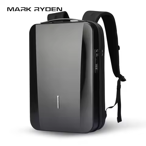 MARK RYDEN Water-Resistant Hard Shell Backpack,Multi-Compartment Laptop Bag with Organized Interior