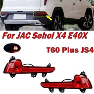 Car Accessories For JAC Sehol X4 E40X T60 Plus JS4 Left Right Rear Bumper Light Fog Lamp Warning Bra