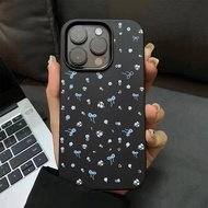 Casing iPhone 11 12 13 14 15 16 17 Pro Max Summer bow flowers Case For iPhone 14 15pm 14PM 16PM 17PM