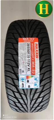 265/50R20 MAXXIS S2 ยางใหม่กริ๊ปปี2022🇹🇭ราคา1เส้น✅แถมฟรี จุ๊บลมยาง‼️ มีรับประกัน5ปี‼️✅❤️👍