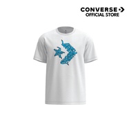 CONVERSE เสื้อ STAR CHEVRON SHOELACE TEE WHITE ผู้ชาย 132T180BM_F5WTXX