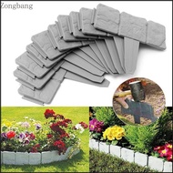 Zone 5 10 20Pcs Garden Edging Border Plastic Flower Bed Edging Decorative Fence