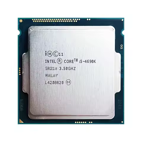 i5-4690K Intel Core i5 4690K 3.5 GHz Used Quad-Core Quad-Thread 88W 6M CPU LGA 1150