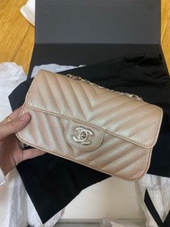 Chanel CF 20cm 幻彩粉紅🌸 極品收藏