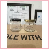 ▬ ✆ 120ml glass jar for chili garlic/24pcs per box with plastic sealer