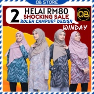 🔥2 Helai RM80🔥HAZEL TD Windy Tshirt Muslimah Labuh Baju Wanita Tshirt Wanita Murah Plus Size Tshirt 