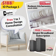 EXCEL Hardware Partners - Renovation Welcome Package with Interior Design ID | Singtel Broadband | Kitchen Hardware