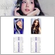 Jisoo amortage photocard DMM Fan đáp ứng phát sóng ver. Blackpink jisoo Solo Album hình ảnh thẻ 2 mỗ