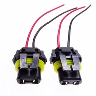 2 Pcs 9005 9006 Bulb Socket Adapter Female Connector Wiring Harness For Automotive Headlight Fog Lam
