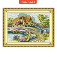 [Amleso1] Counted cross stitch set, embroidery pattern `` garden '' embroider cross stitch