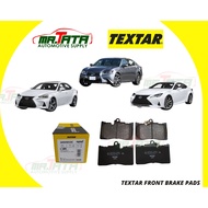 Textar Front BRAKE PAD for LEXUS GS350, GS450H 3.5, IS350 3.5, RC350 3.5 (2032501SC)