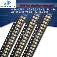 10PCS Gold 1808 125V 250V AC SMD Fast blow Fuse 0.5A 500mA 1A 2A 3A 4A 5A 6.3A 8A 10A 12A 15A 500MA 