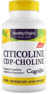 Healthy Origins Cognizin (Citicoline), 250 mg - Brain Supplement for Memory with Citicoline CDP Chol