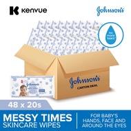 Johnson's Baby Wipes Bundle ( Messy Times, Lightly Fragrace, Fragrance 20s x 48 )