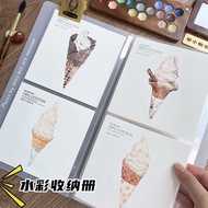 Square Card Card Book Watercolor Painting Book Picture Folder Folder