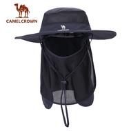 CAMEL CROWN Sunshade Fisherman Hat Outdoor Mountaineering Sun Hat Sunscreen And Uv Protection Full F
