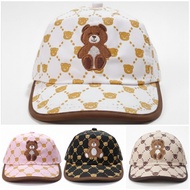 3 months-3 years old Baby boy girl baseball cap Full Print Bear Embroidery Fashion Kids