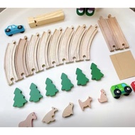 Wooden Toys Train Set With Track