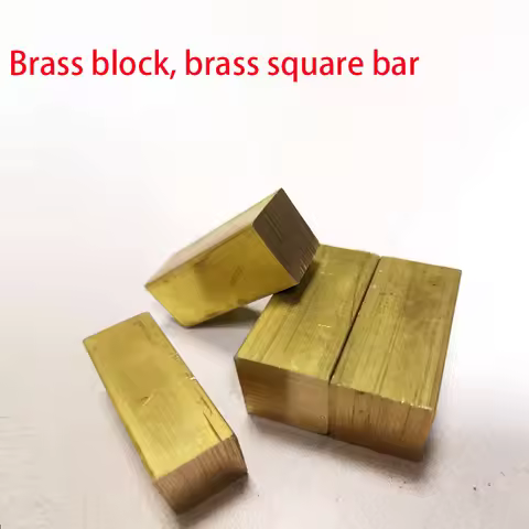 H59 Brass Block Brass Square Strip Size: 20x20 25x25 30x30 40x40 50x50 60x60mm Length: 50mm/100mm