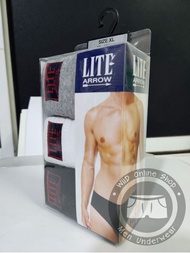 กางเกงในชาย ARROW LITE ทรง Half || แพค 3 ตัว ผ้า cotton ใส่สบาย