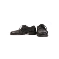 「OSTRICH」GUIDI 992 LACE UP OSTRICH LEATHER SHOES #黑色