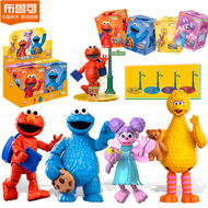 《1206》Original Blokees Sesame Street Action Figure Building Block ERNIE BERT ออสการ์ GROUCH ELMO อะน