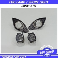 [OEM FOG LAMP] Perodua Axia 2014 2015 2016 2017 2018 2019 Standard E & G Spec OEM Fog Light