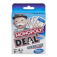 Monopoly Deal Card Game for Family and Children Aged 8 and Up Board Game Toys for Kids Family Indoor Games Party &amp; Gifting