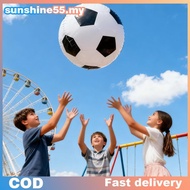 Sun 1pc 3D Large Football Balloon, Black And Blue Football, Suitable For Football Theme, Sports Part