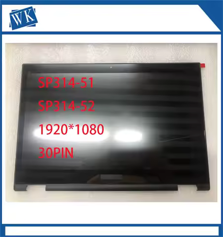 For Acer Spin 3 SP314-51 SP314-52 N17W5 14.0" Touch Digitizer+ LCD LED Screen With Frame