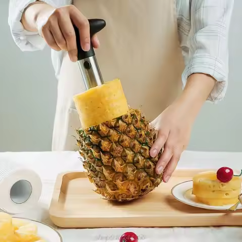 Pineapple Peeler, Pineapple Peeler, Pineapple Extractor, Pineapple Cutter, Pineapple Core Extractor,