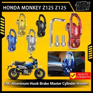 Motorcycle Accessories Aluminum Helmet Hook Holder Clamp Bracket Cylinder Fit For Honda Monkey Z125 