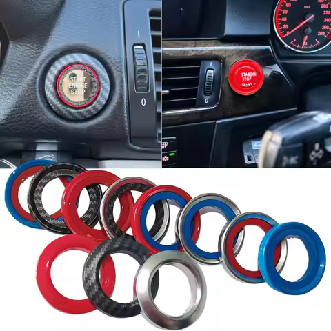 Car Engine Start Stop Ignition Key Ring Replacement For BMW 1 3 5 Z4 X1 X3 M3 M5 Series E87 E81 E90 