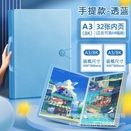 Ada Stok A3/A2/8K Folder Penyimpanan Album Seni Kanak-kanak Seni Klip Seni Koleksi Folder Lukisan Ko
