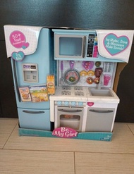 Be My Girl 18" doll Kitchen Playset Microwave Fridge Oven Dishwasher Barbie 洋娃娃迷你玩具廚房 Dollhouse 微波爐雪