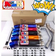 Y15 LC135 5s  NLK  RACING  EXHAUST  PIPE  32mm 35mm 38mm  tembat  bulan
