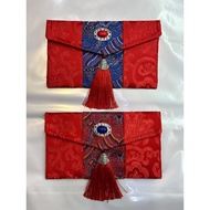 Mongolian Elements Fabric Red Envelopes; Ethnic Elements Metal Decoration