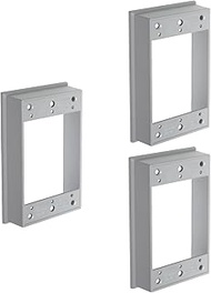 Metal 1-Gang Weatherproof Electrical Outlet Extension, 4.71 in L x 3.01 in W x1.01 in D, Outdoor Gre