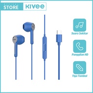 KIVEE Headset In-Ear Earphone Type C/Lightning Universal iPhone Android