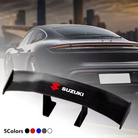 For Suzuki Swift Sport Jimny Grand Vitara Alto Across Car mini spoiler Tail Wing Carbon Fiber Look T