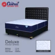 (Barang Ready) Spring Bed 160 Set Central Deluxe Pocket