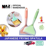 Silicone Spatula Food Grade For Japanese Tamago Ramly Burger Frying Pan 玉子烧铲子