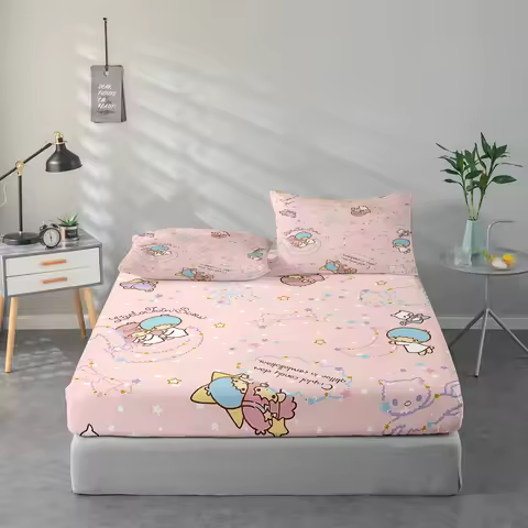 3-Piece High-Definition Digital Print Bed Sheet Set, Large Floral Print Bed Sheet Set, Includes 1 Fi