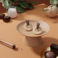 可可鮮奶 - 實木製耳環 / 飲料系列飾品 (耳針、耳夾款)