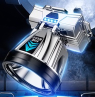 Đèn pin đội đầu soi ếch đèn đội đầu pin trâu siêu sáng sạc usb tiện lợi